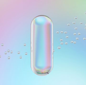 abstract empty capsule digital concept