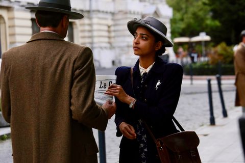 radhika apte as ‘noor inayat khan’ in lydia dean pilcher’s a call to spy