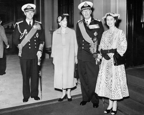 Royalty - Visits of Foreign Royalty - King Gustav VI and Queen Louise of Sweden - Buckingham Palace, London