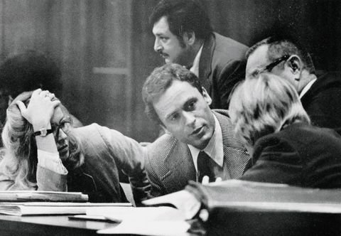 Ted Bundy Conferring with His Defense Attorneys