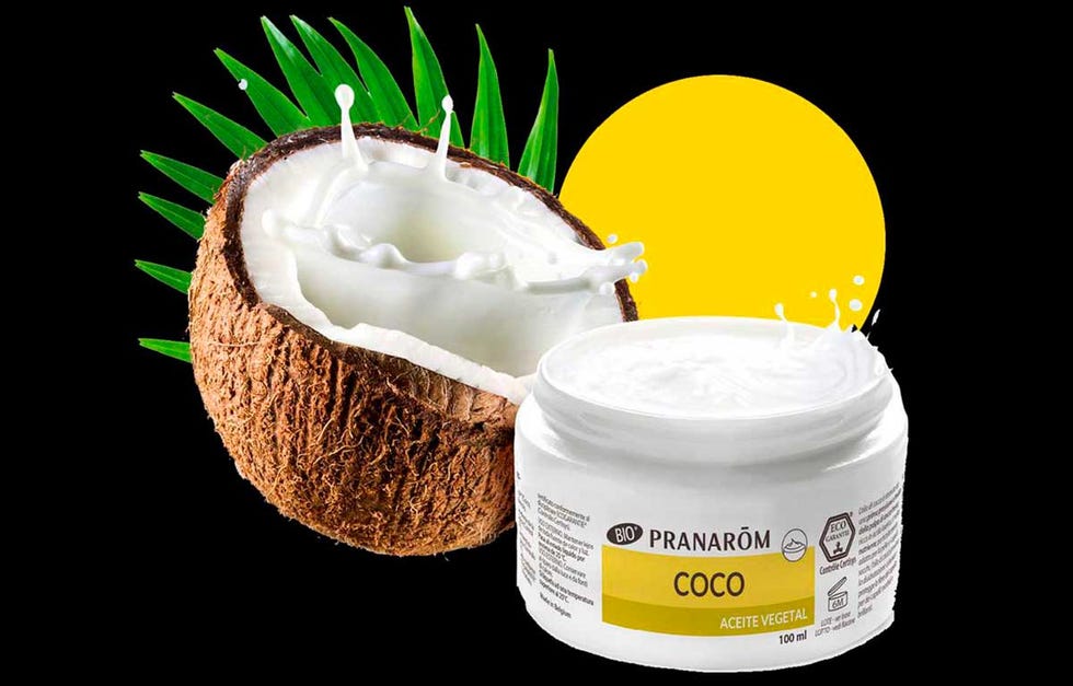 Aceite de coco Pranarôm, para hidratar la piel tras la exposición solar