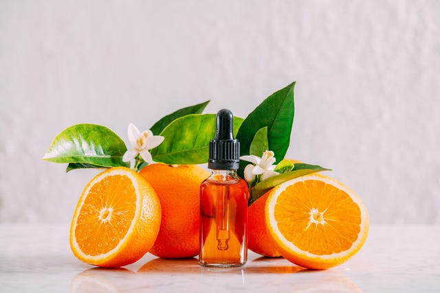 aceite esencial de flores de naranjo
