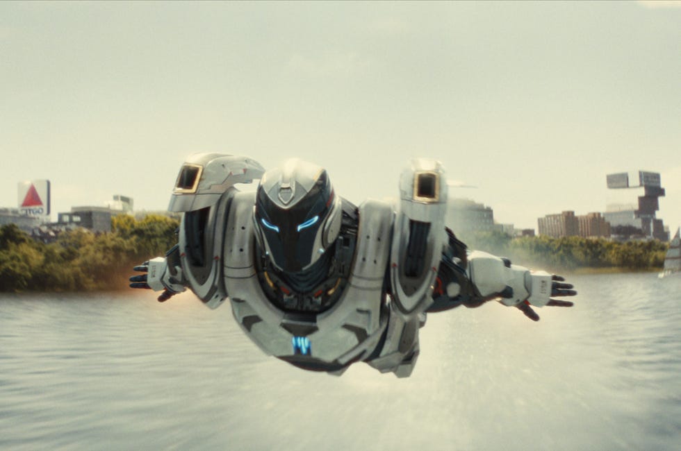 Riri Williams/Ironheart (Dominique Thorne) in de Marvel-televisieserie Ironheart, exclusief op Disney+. Foto met dank aan Marvel. © 2025 Marvel. Alle rechten voorbehouden.