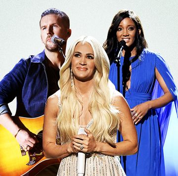 nashville, tennessee   april 18 l r in this image released on april 18, carrie underwood and cece winans perform onstage at the 56th academy of country music awards at the grand ole opry on april 18, 2021 in nashville, tennessee photo by kevin mazurgetty images for acm