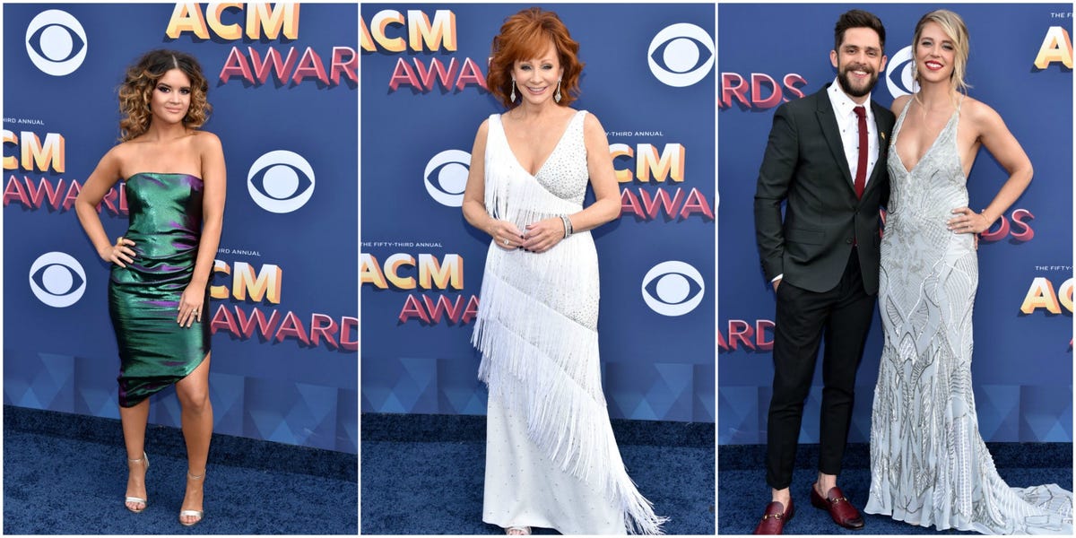 ACM Awards Red Carpet ACM Awards 2018 Fashion