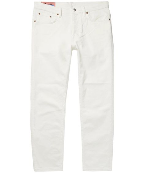 White, Jeans, Clothing, Denim, Pocket, Trousers, Khaki, Textile, Beige, Active pants, 