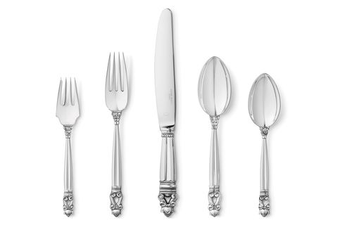 Cutlery, Tableware, Fork, Table knife, Kitchen utensil, Household silver, Silver, Spoon, Tool, Metal, 