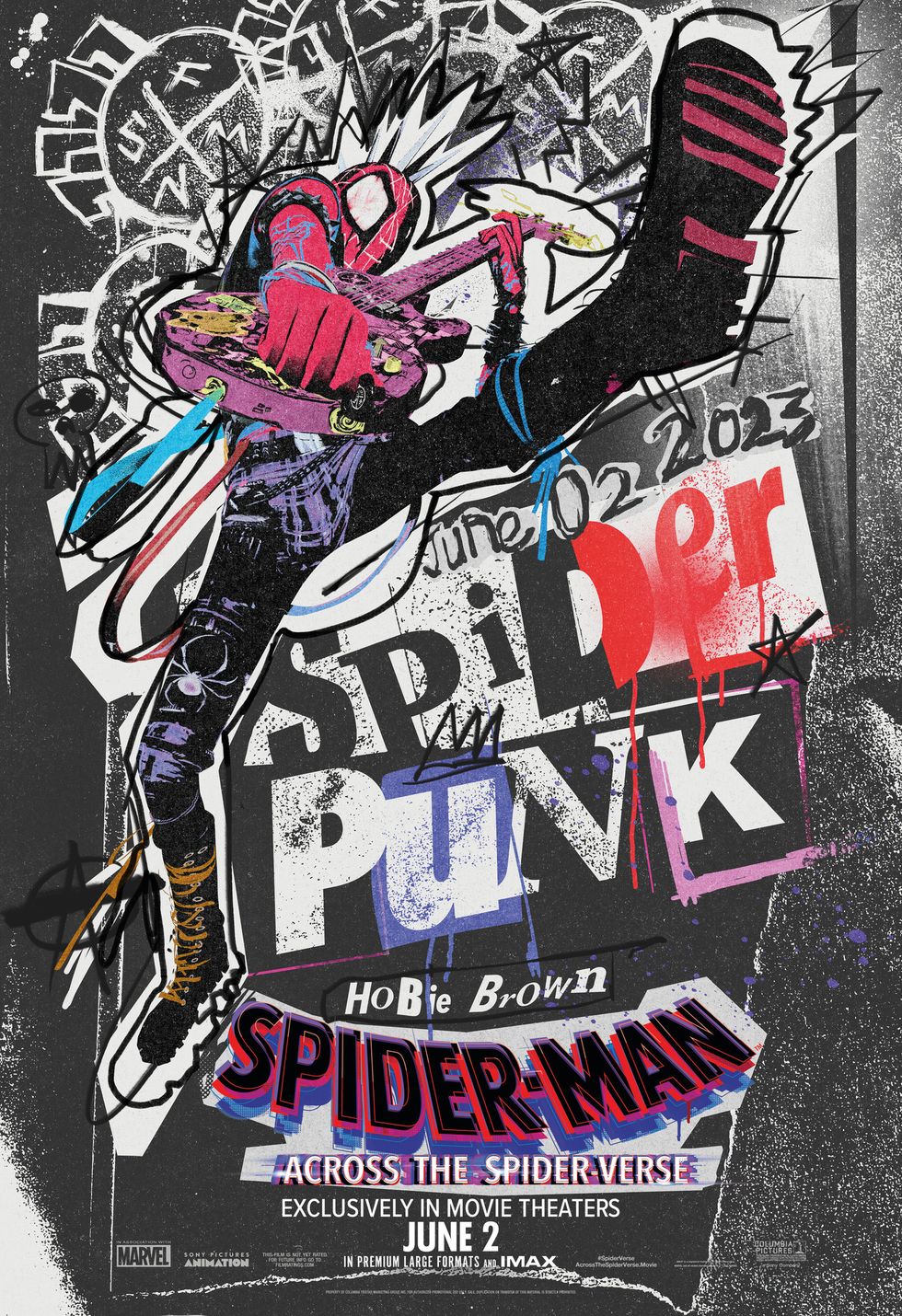 Spider-Punk-Poster für das Spiderverse