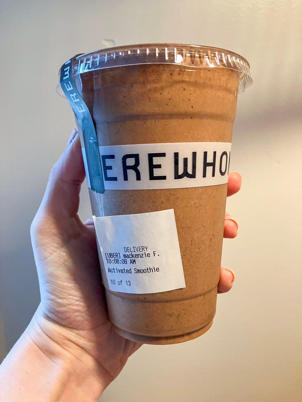 Erewhon Smoothie activated Erewhon Smoothie activated