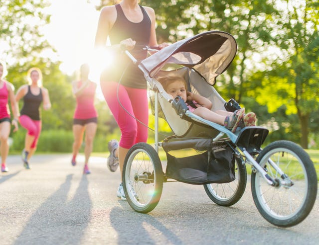 active mother jogging