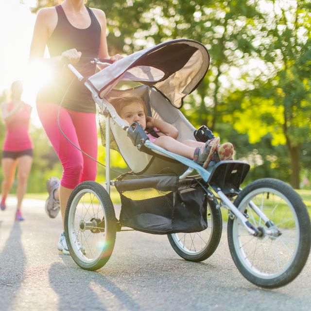 active mother jogging