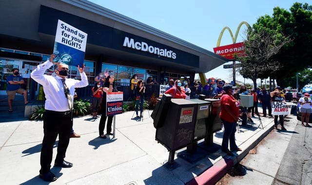 us protest racism workers union