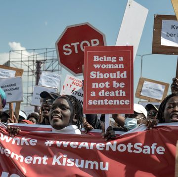 kenyan activists rally against femicide
