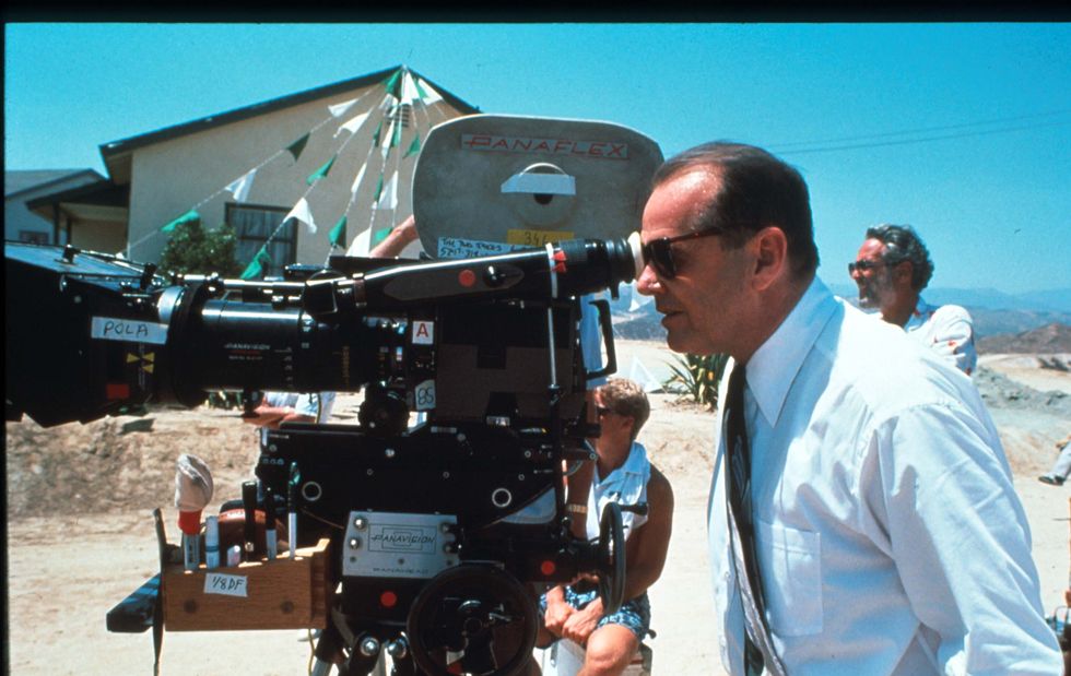 Jack Nicholson dirigiendo 'Los dos Jakes'