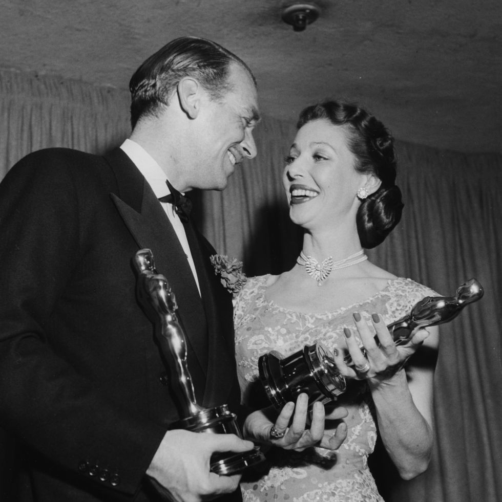 vintage oscars photos, douglas fairbanks jnr and loretta young