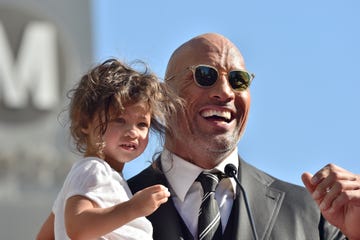 Dwayne Johnson and daughter Jasmine