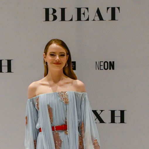 Emma Stone Wears Semi-Sheer Louis Vuitton Dress to the 75th Venice