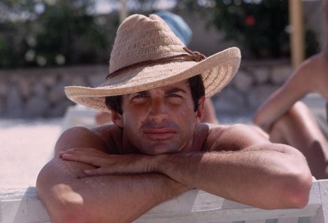 George Hamilton, pictured in September 1968 on the Island of Capri. 