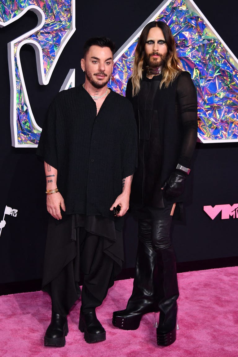 Jared Leto Channels Julia Fox With Bold Eyeliner at the 2023 MTV VMAs