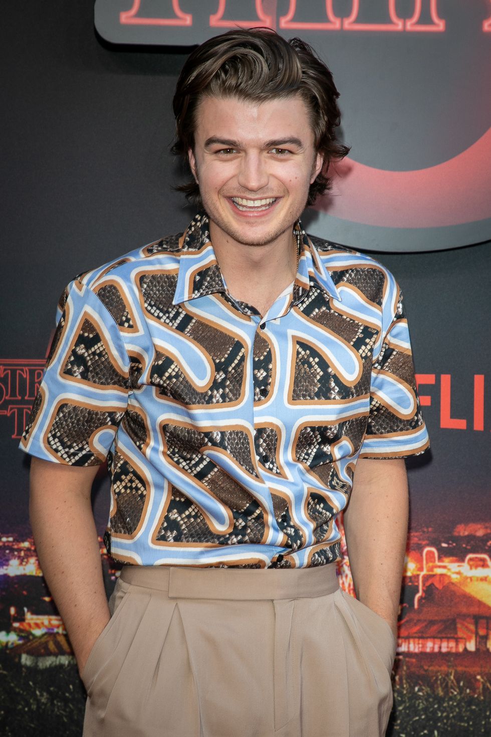 Premiere Of Netflix's "Stranger Things" : Photocall At Le Grand Rex In Paris