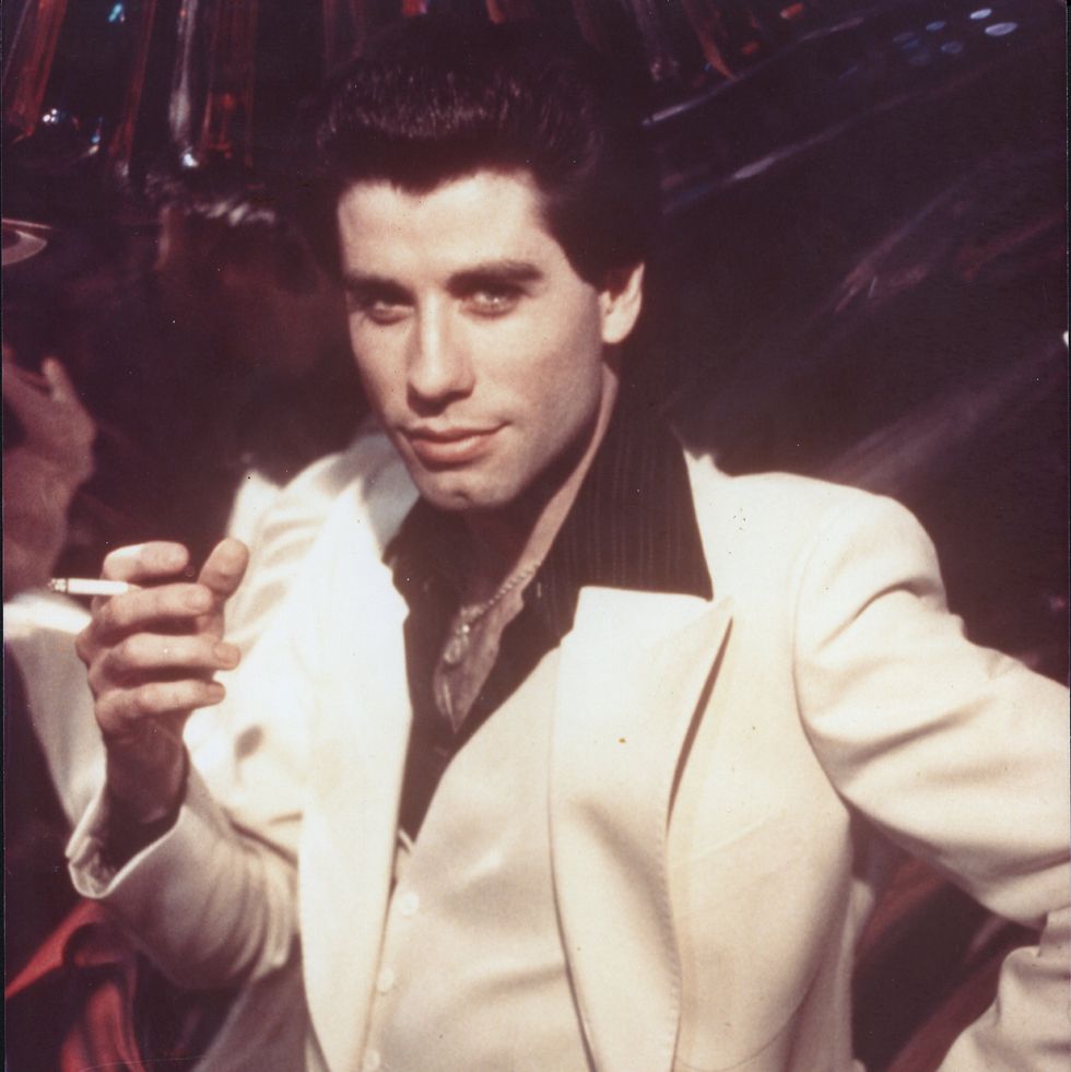 1977: actor john travolta in the film 'saturday night fever'. (photo by michael ochs archives/getty images)