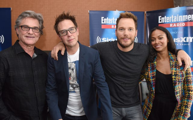 Disgraced director James Gunn defends disgraced actor Chris Pratt