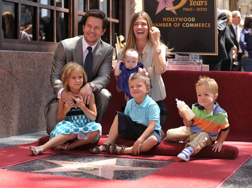 mark wahlberg is honored with a star on the hollywood walk of fame