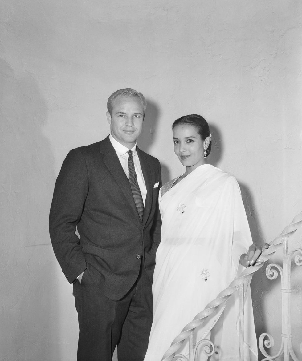 marlon brando and new wife, indian actre