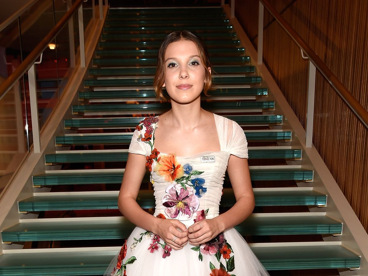 Actress Millie Bobby Brown attends the Calvin Klein Collection News  Photo - Getty Images