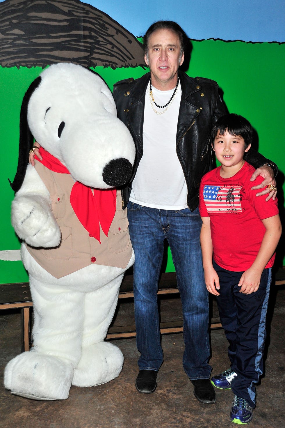 Actor Nicolas Cage and son Kal-El Cage