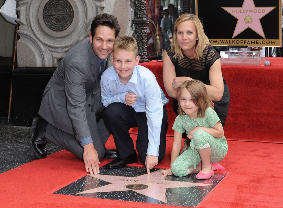 paul rudd honored with star on the hollywood walk of fame