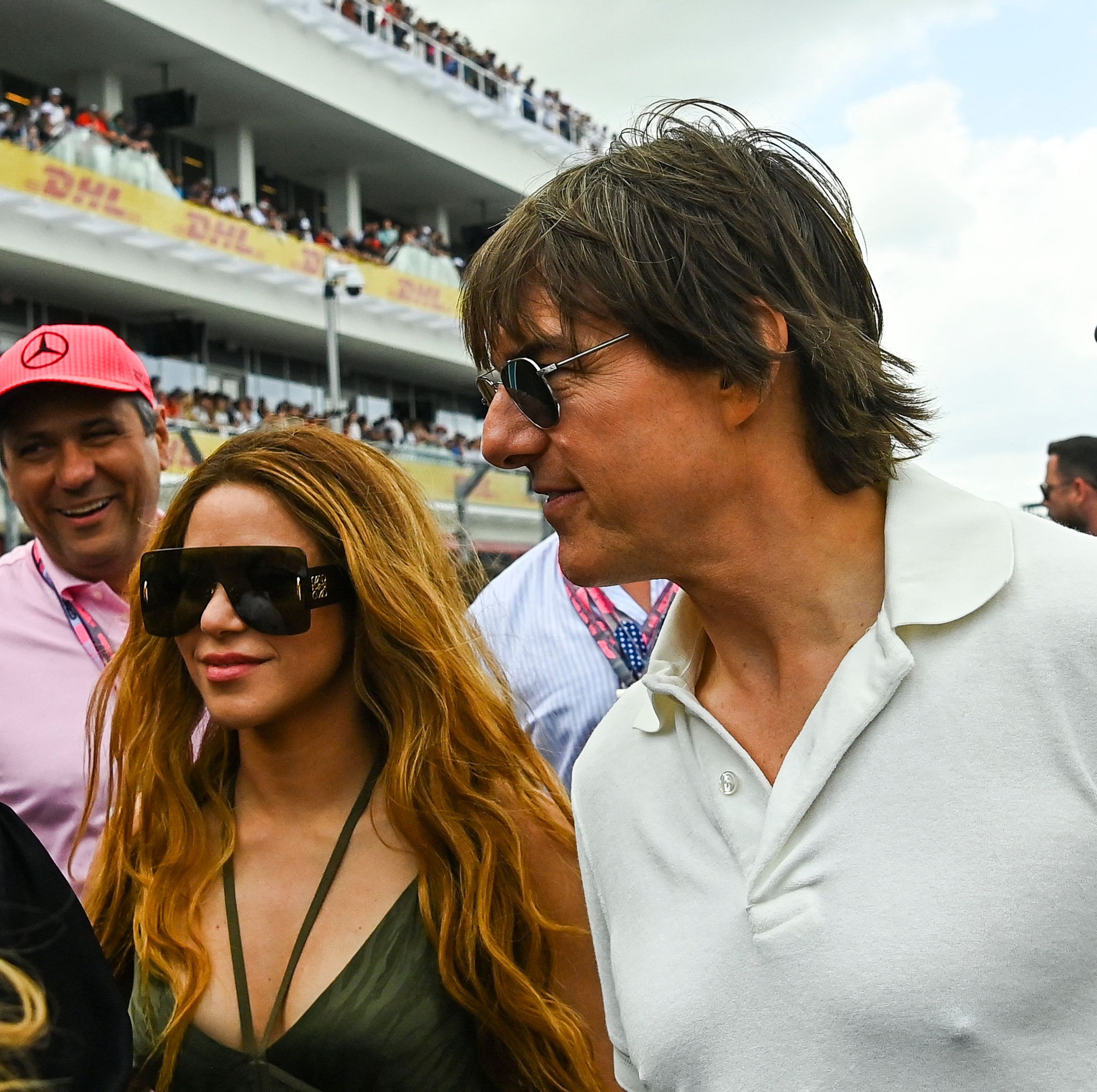 Shakira and *Checks Notes* Tom Cruise Were Spotted Hanging Out at the Miami Grand Prix