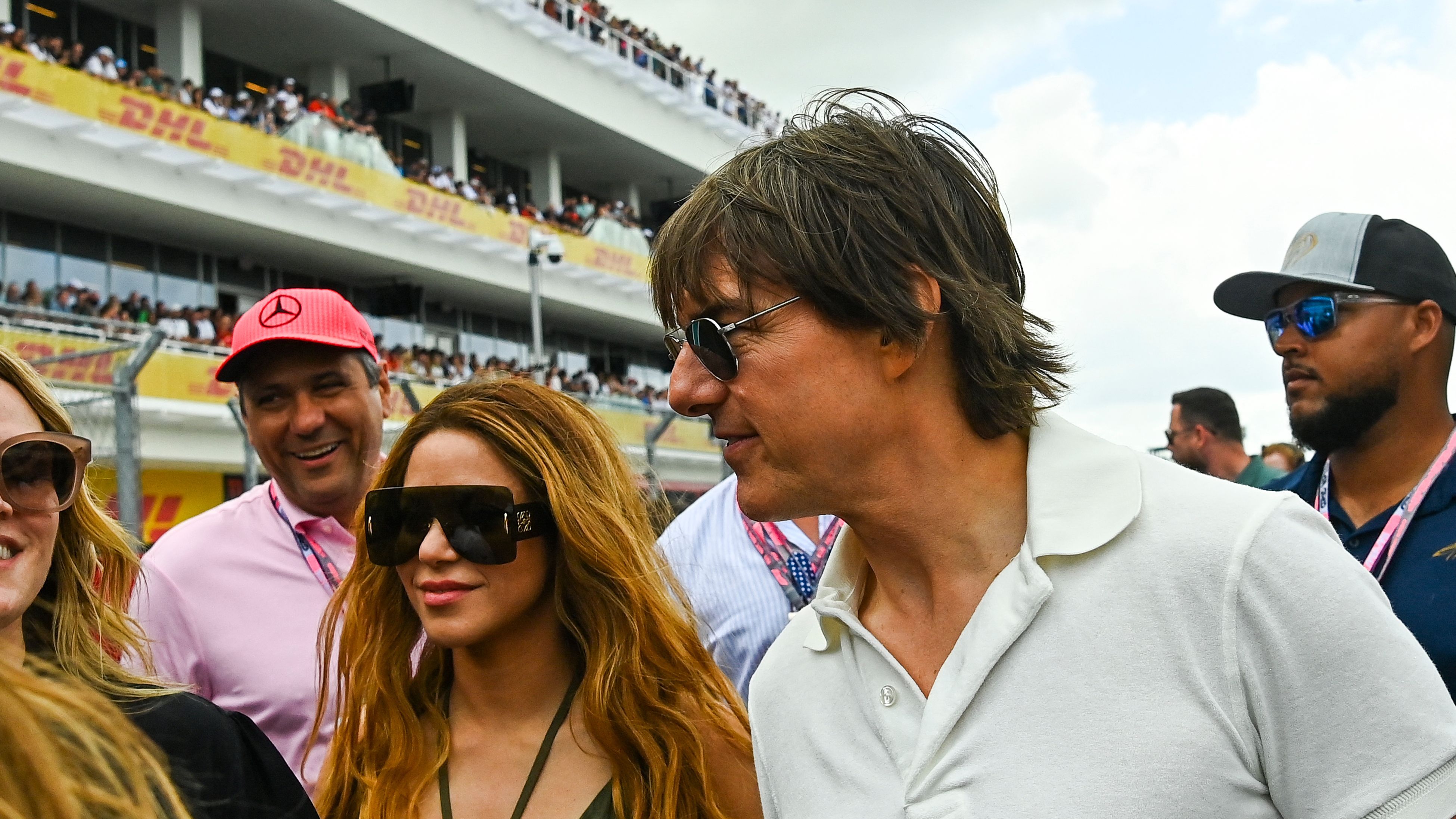 Shakira and Tom Cruise Seen Together at Miami Formula One Grand Prix
