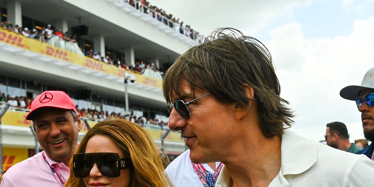 Tom Cruise and Shakira Spotted Flirting at F1 Miami Grand Prix