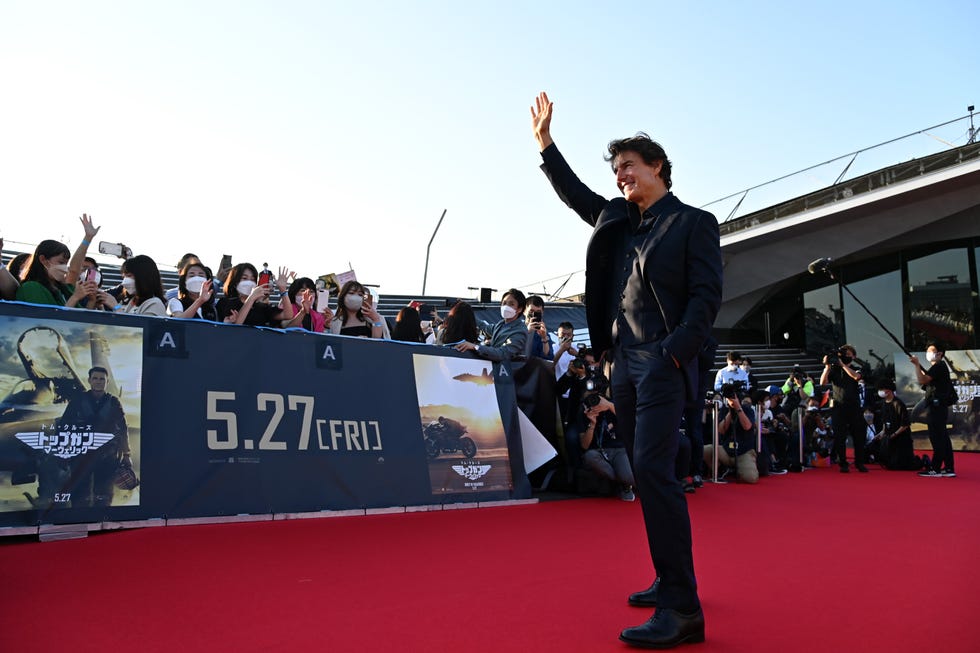 "top gun maverick" japan premiere red carpet