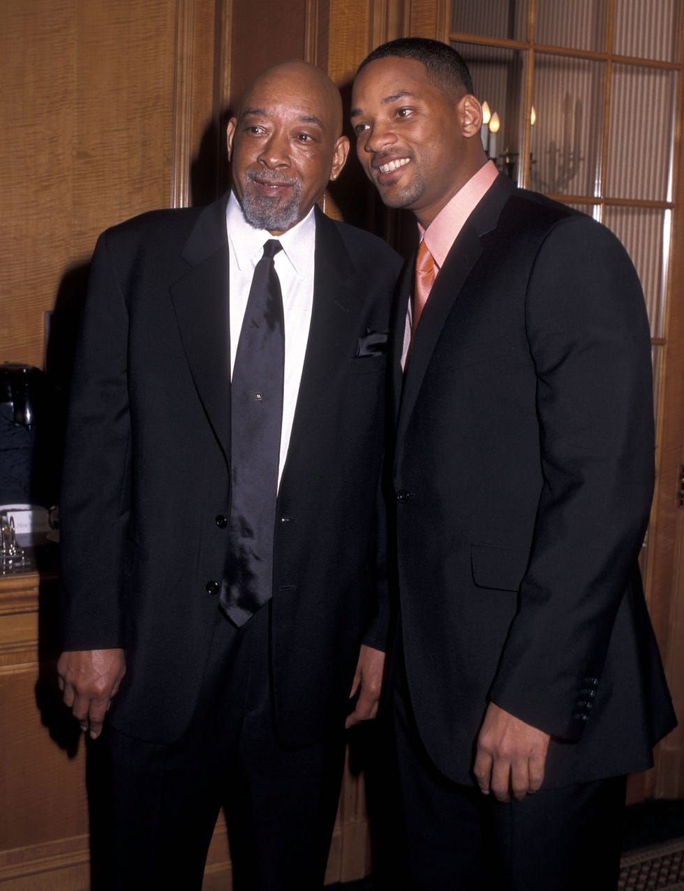 ﻿will smith con su padre en acto público en 2002 en beverly hills