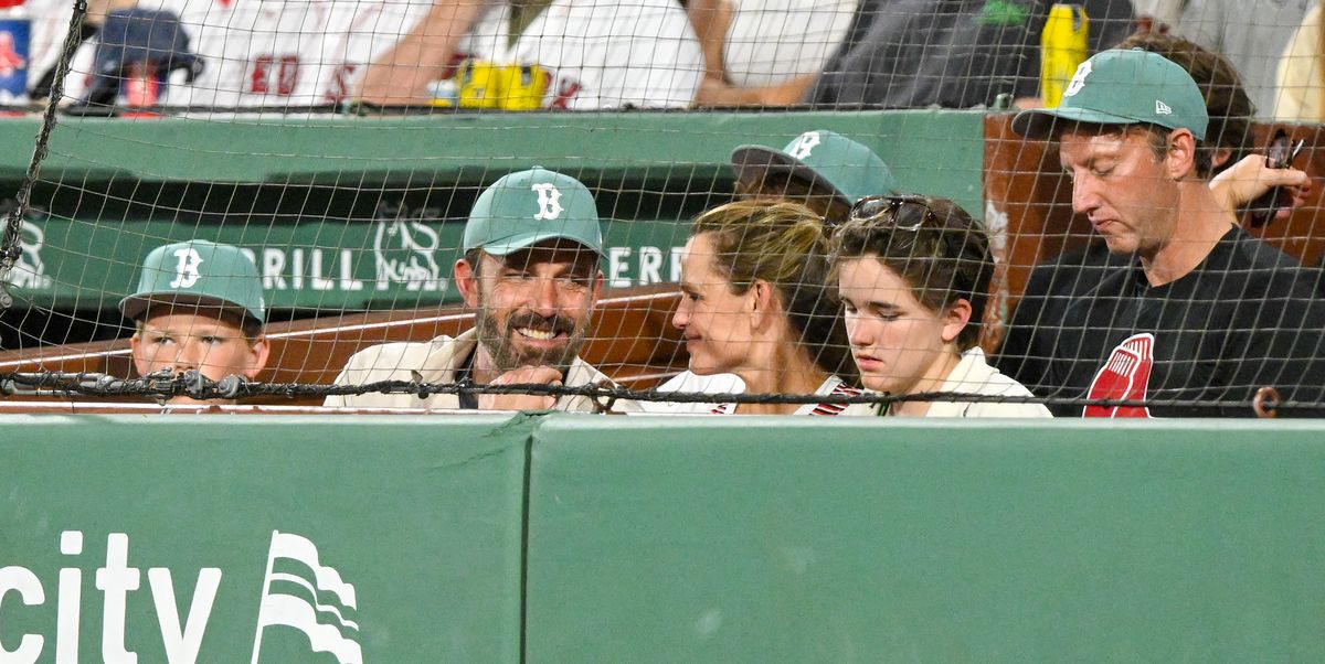 Ben Affleck and Jennifer Garner Reunite at Fenway for a Family Game Day