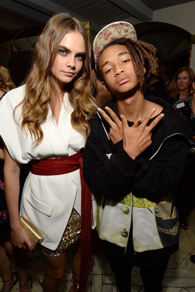 Cara Delevingne and Jaden Smith Share a Kiss on Valentine's Day