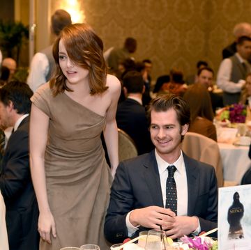 emma stone and andrew garfield in january 2017