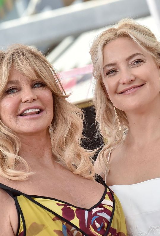goldie hawn and kurt russell honored with double star ceremony on the hollywood walk of fame