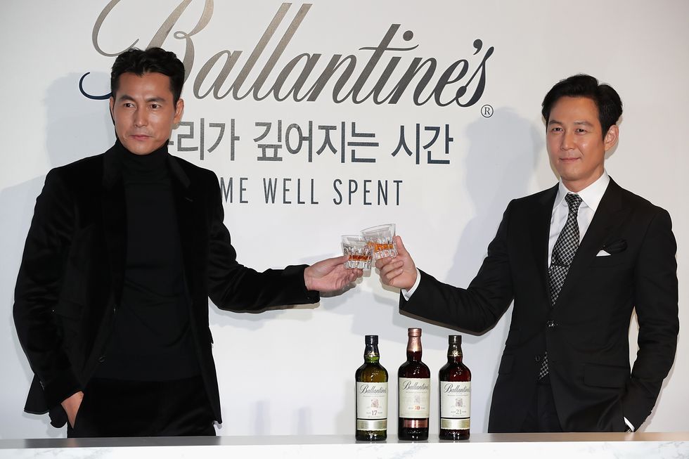 pernod ricard korea ballantine's "time well spent" campaign  photocall