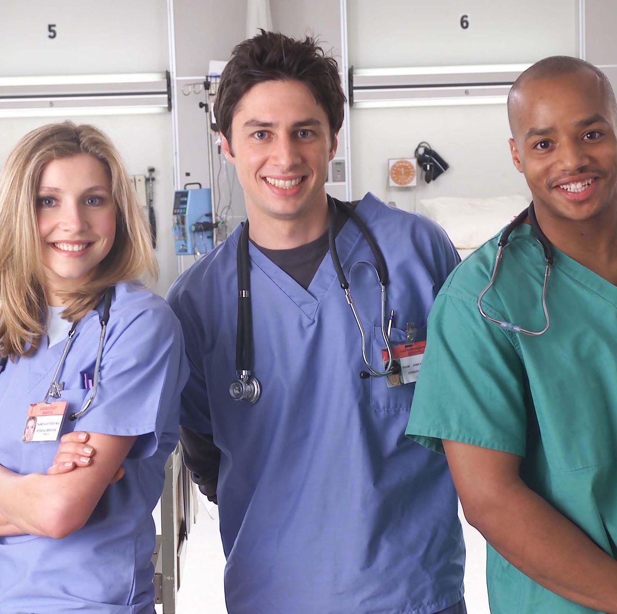 Cast of NBC TV Show "Scrubs"