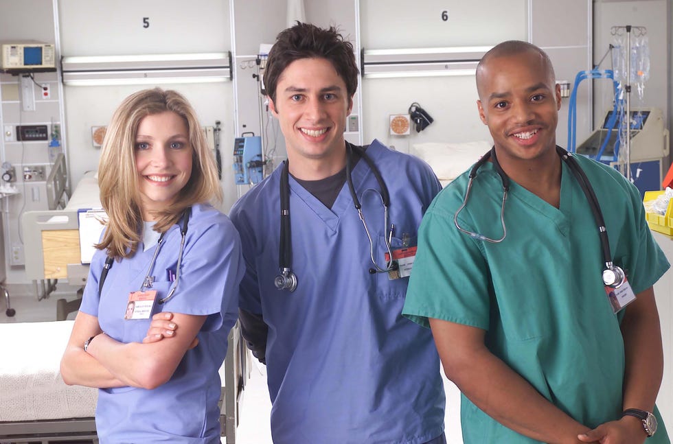 cast of nbc tv show scrubs