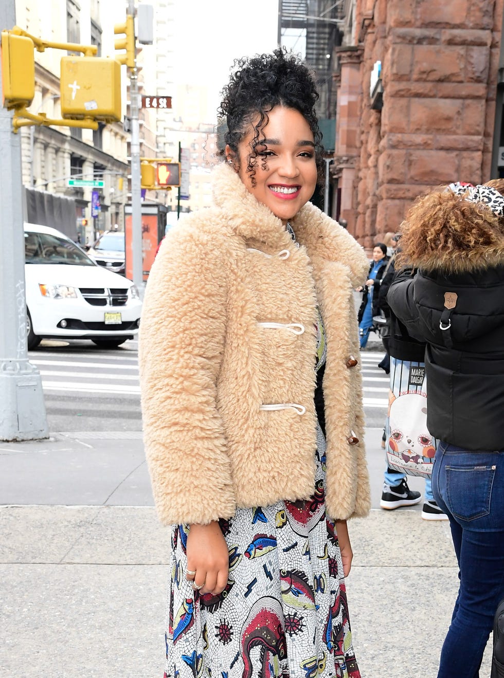 aisha dee   curtain bangs
