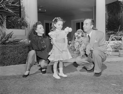 Judy Garland with Husband and Daughter Liza Minnelli
