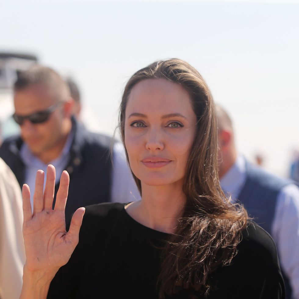 angelina jolie attends unhcr press conference