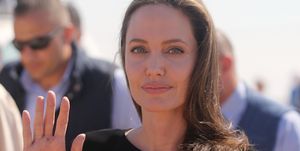 angelina jolie attends unhcr press conference