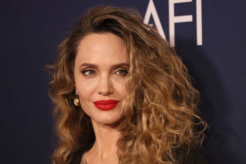 angelina jolie curly hair