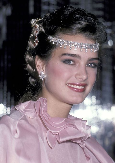 press party to announce brooke shields at the newest spokesperson for wella corporation
