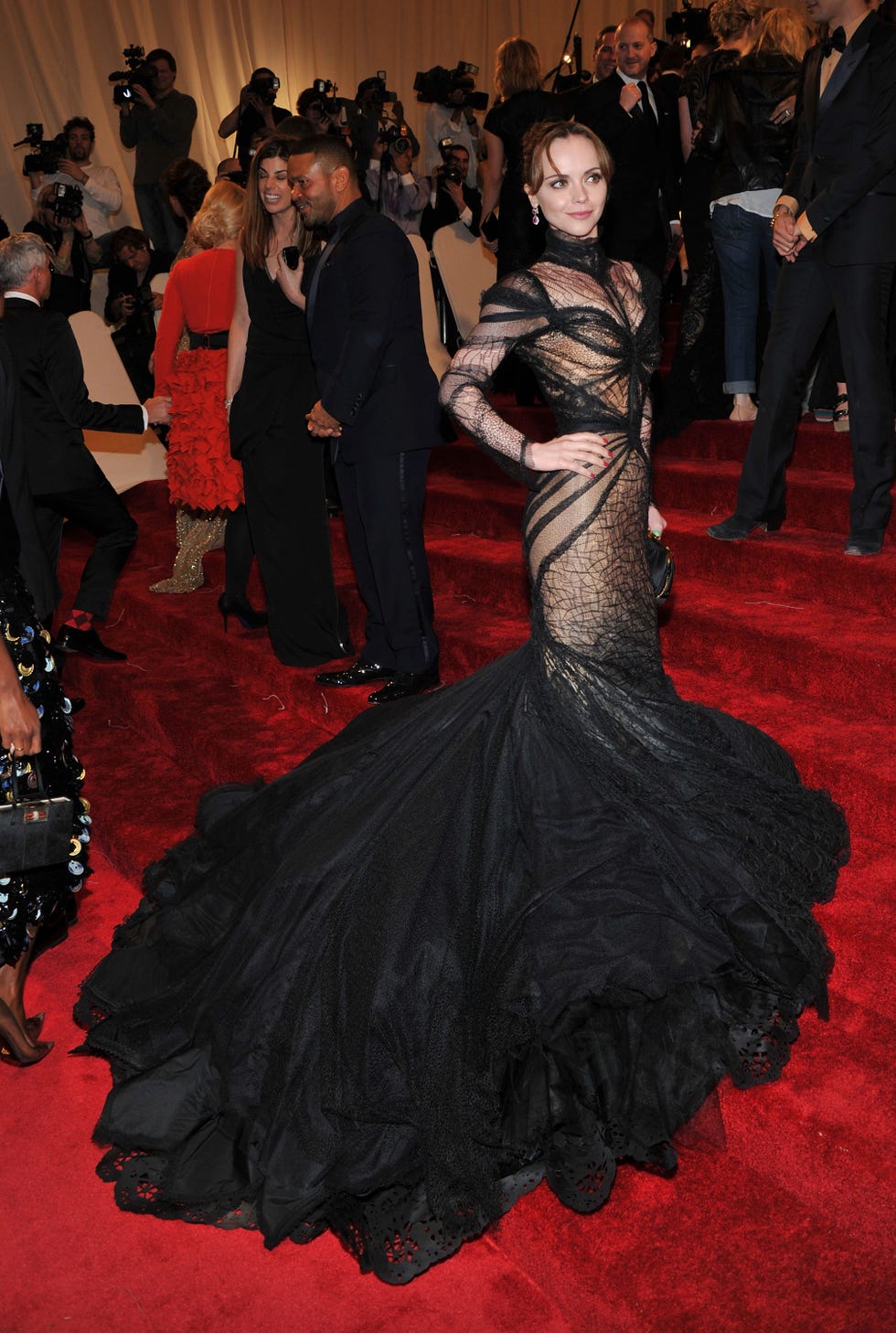 alexander mcqueen savage beauty costume institute gala at the metropolitan museum of art arrivals
